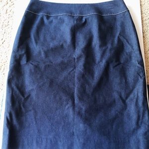 3/$10 Dark Denim Jean Pencil Skirt
